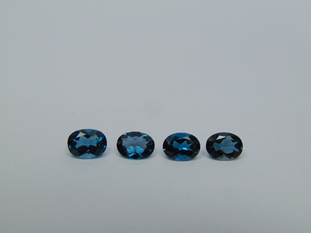 5.60ct Topaz London Blue Calibrated 8x6mm