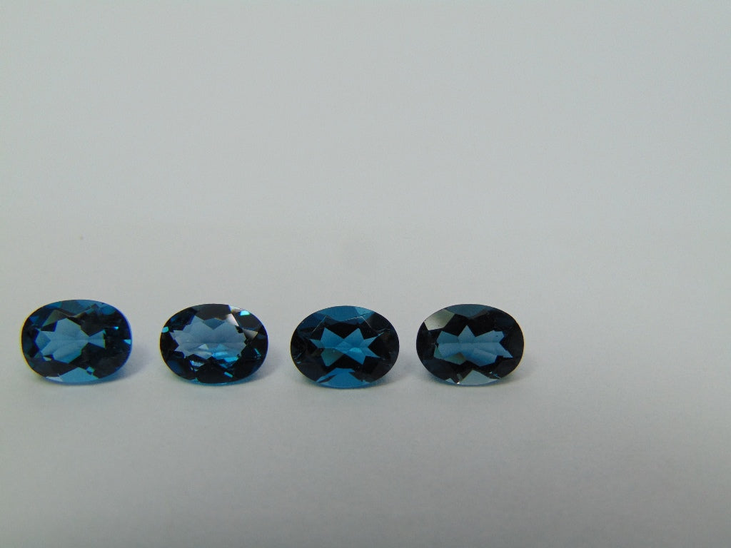 5.60ct Topaz London Blue Calibrated 8x6mm