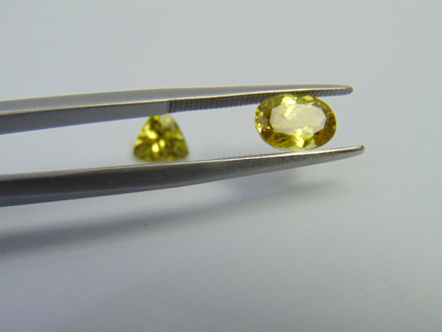 2.30ct Chrysolite 8x6mm 6mm