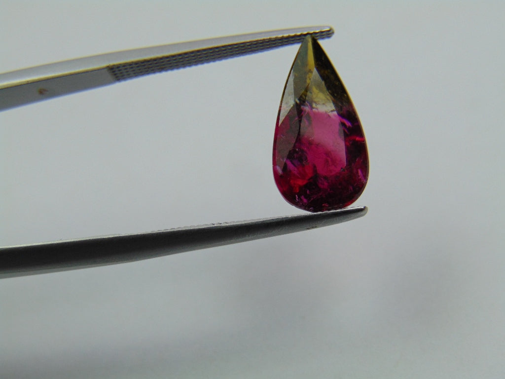 2.94ct Tourmaline Bicolor 14x7mm