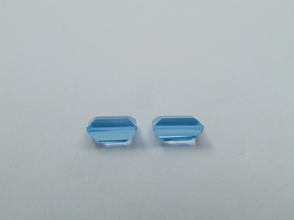 1.68ct Topaz Pair 6x4mm