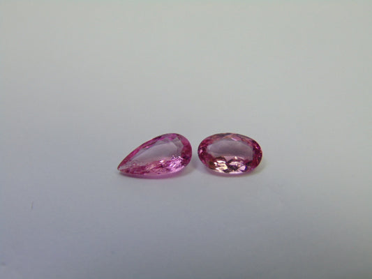 1.80ct Tourmaline Pink 9x5mm 8x5mm