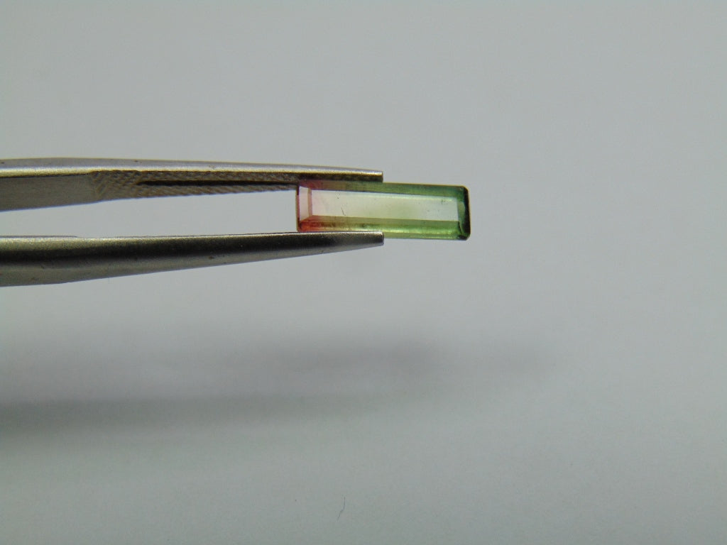 0.90ct Tourmaline Bicolor 10x3mm