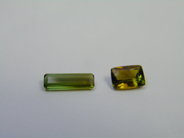2.43ct Tourmaline 12x4mm 8x6mm