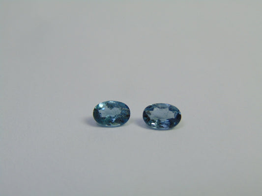 0.89ct Tourmaline Pair 6x4mm
