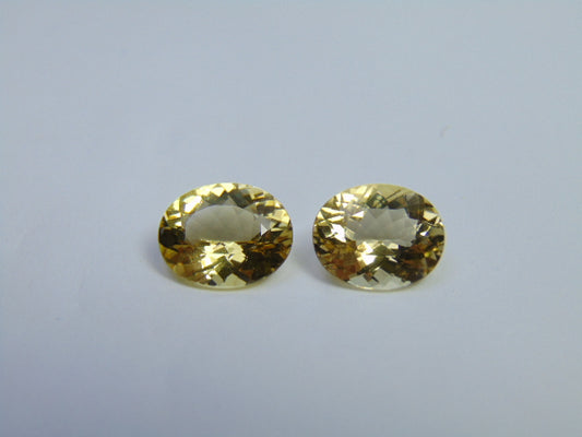 8.15ct Beryl Pair 12x10mm