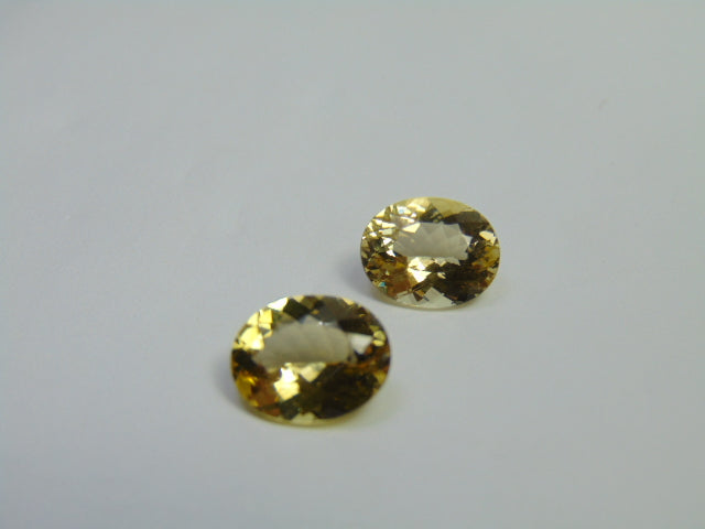 8.15ct Beryl Pair 12x10mm