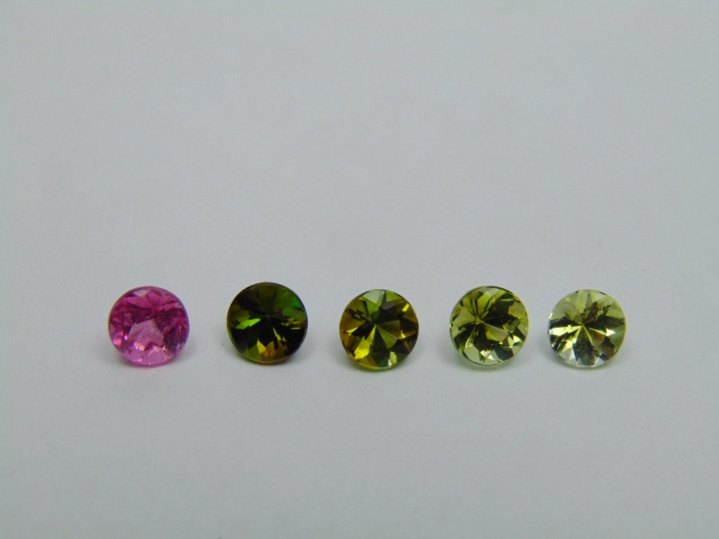 4.65ct Tourmaline Mix 6mm