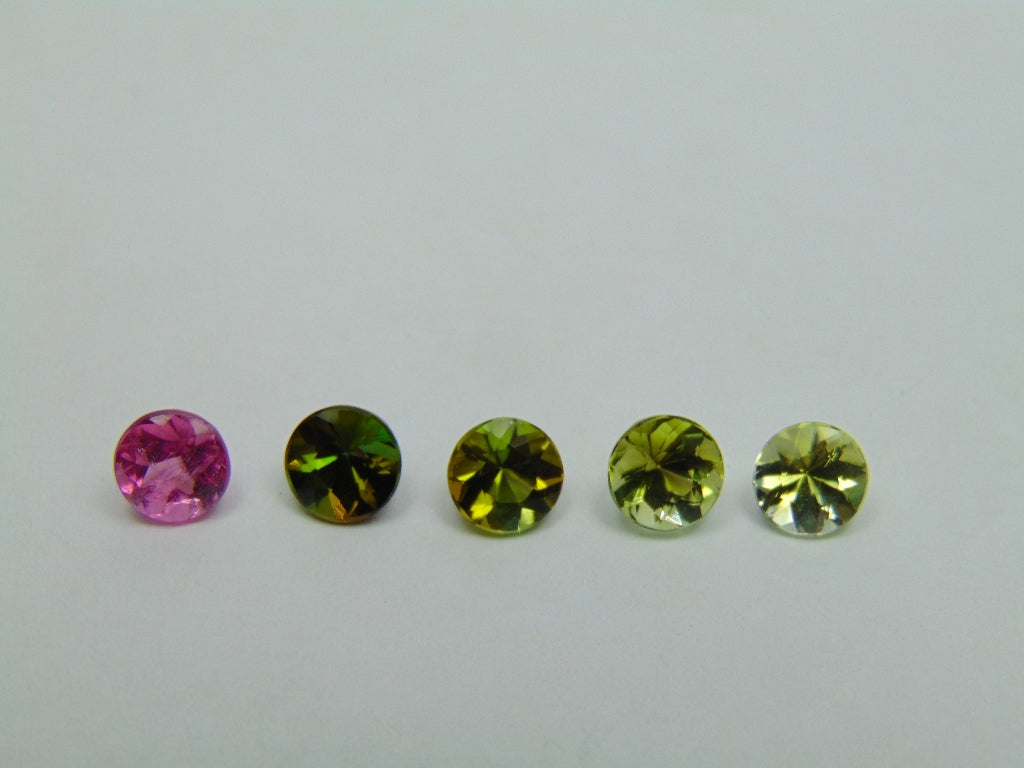 4.65ct Tourmaline Mix 6mm