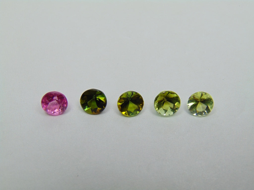 4.65ct Tourmaline Mix 6mm