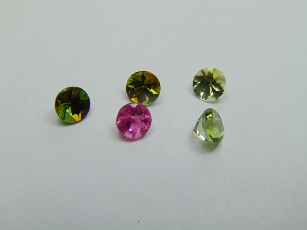 4.65ct Tourmaline Mix 6mm