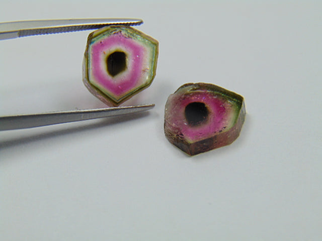8.98ct Watermelon Tourmaline 12x10mm