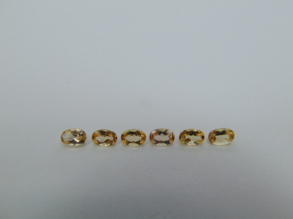 3.50ct Imperial Topaz Calibrated 6x4mm