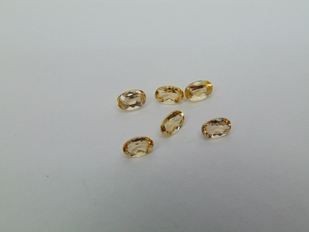 3.50ct Imperial Topaz Calibrated 6x4mm