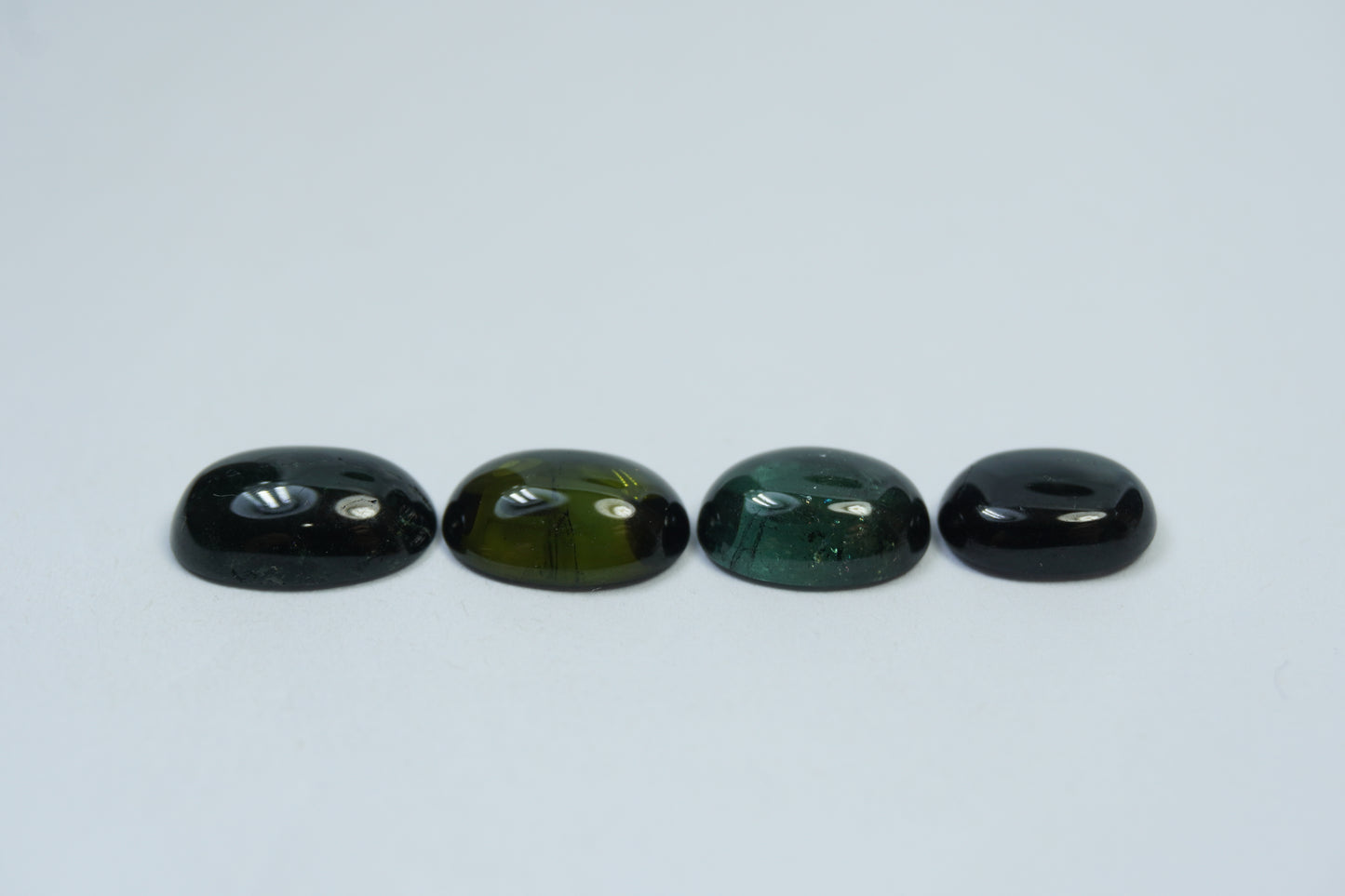 8.05ct Tourmalines Cabochon 11x7mm / 10x7mm / 9.5x7mm / 9x6.5mm