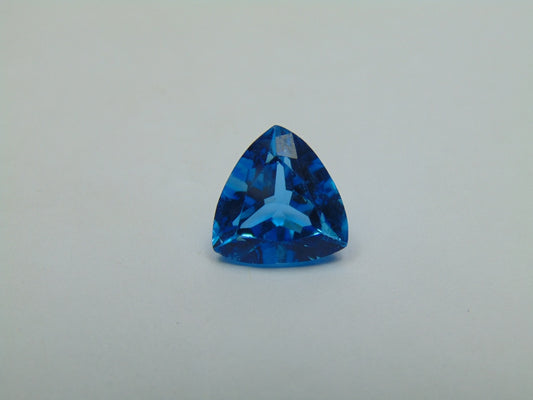 5.15ct Topaz Blue Swiss 11mm