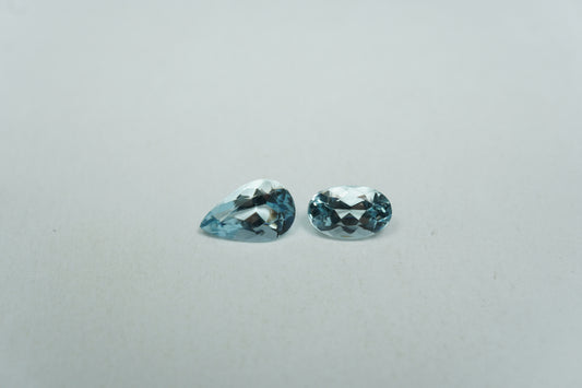 1.40ct Aquamarine 7x4.5mm / 8x5mm