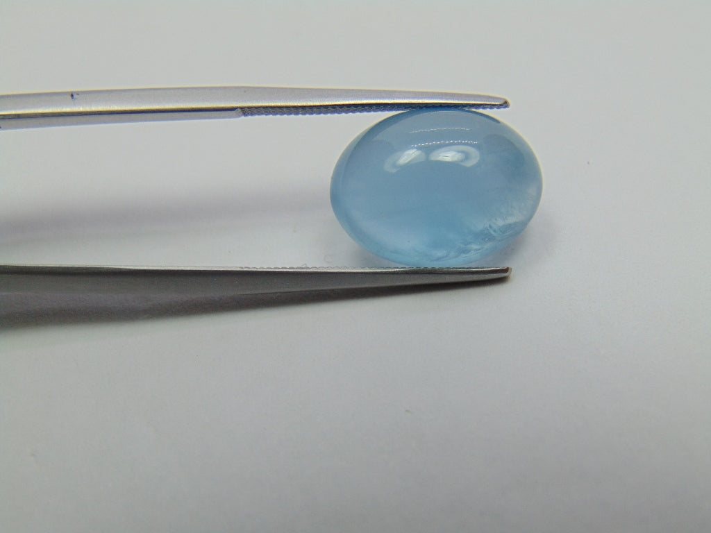 6.75ct Aquamarine Cabochon 15x11mm