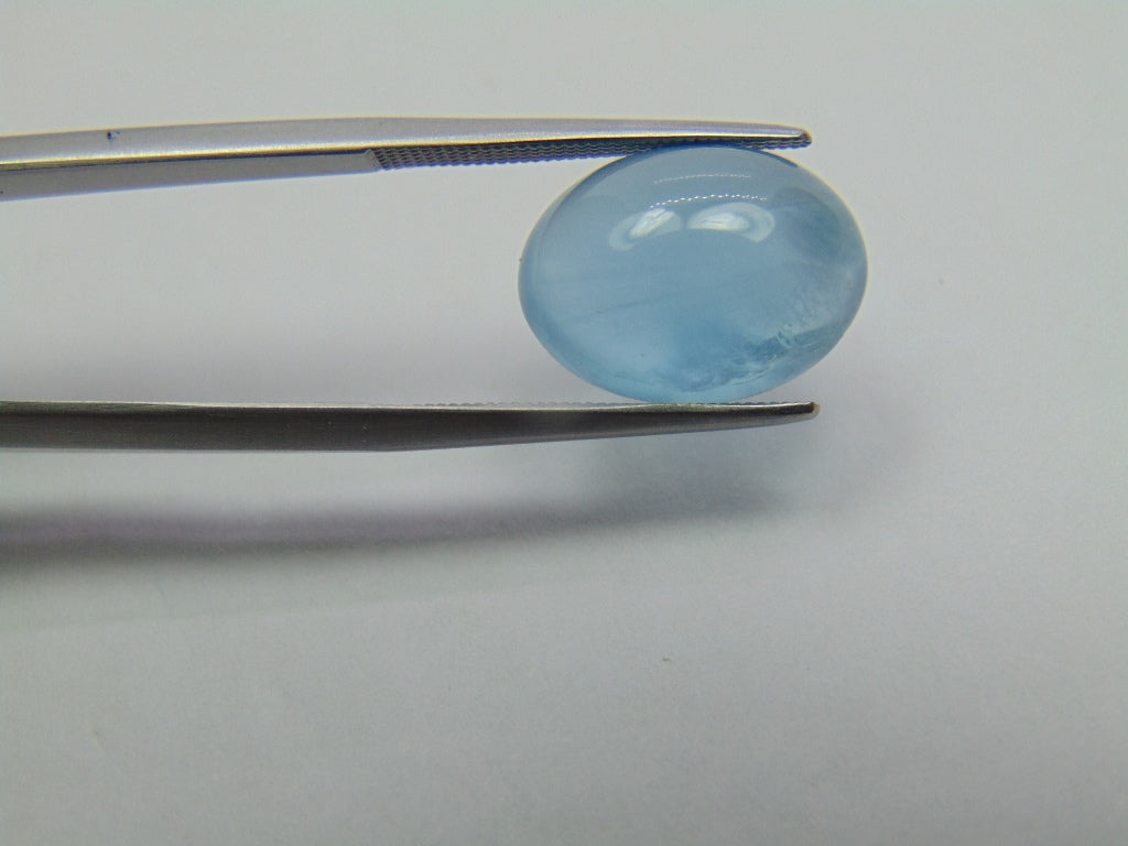 6.75ct Aquamarine Cabochon 15x11mm