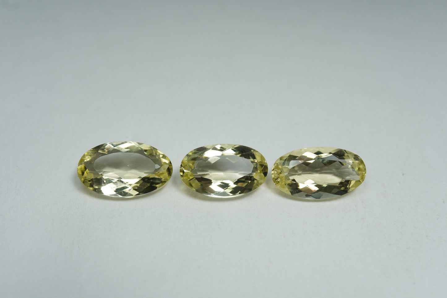 6.69ct Beryl 11x7mm / 12x6.5mm / 12x6mm