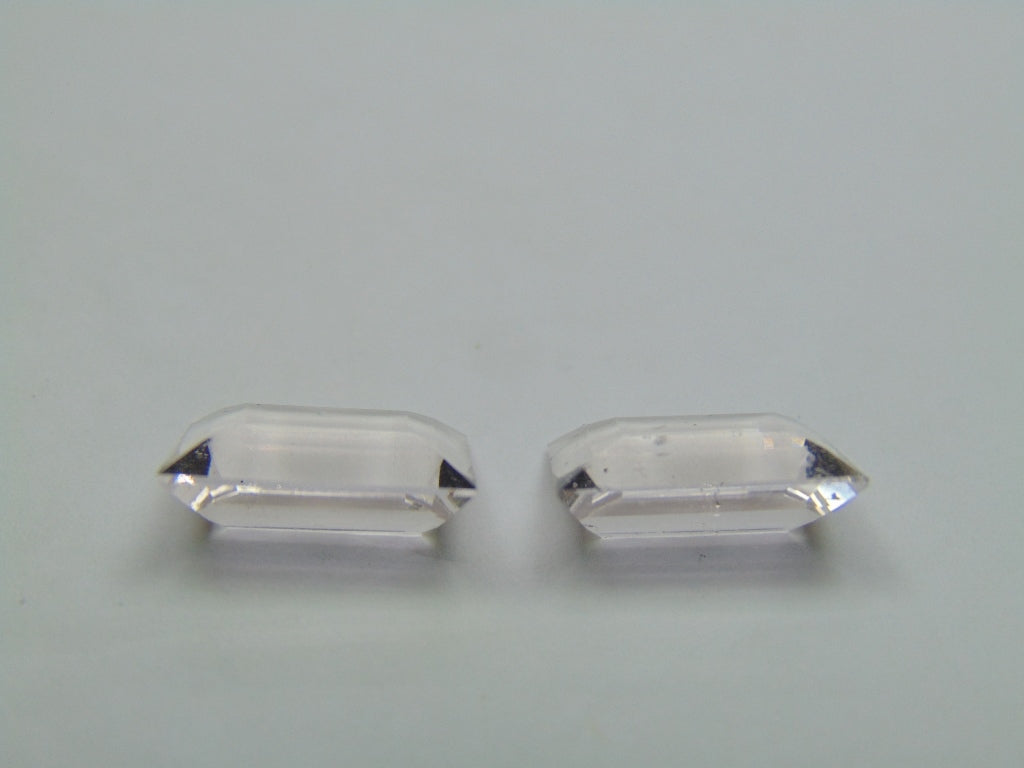 11.85ct Morganite Pair 13x11mm