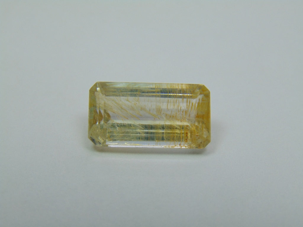 8.85ct Topaz With Rutile 16x9mm