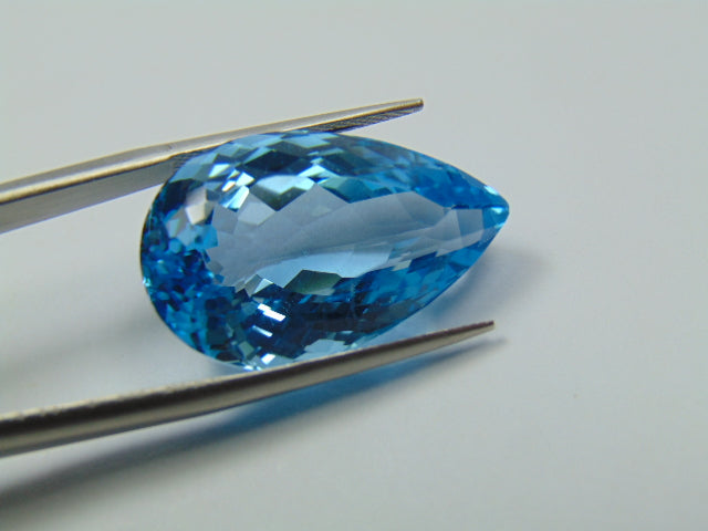 33ct Topaz Blue Swiss 25x15mm