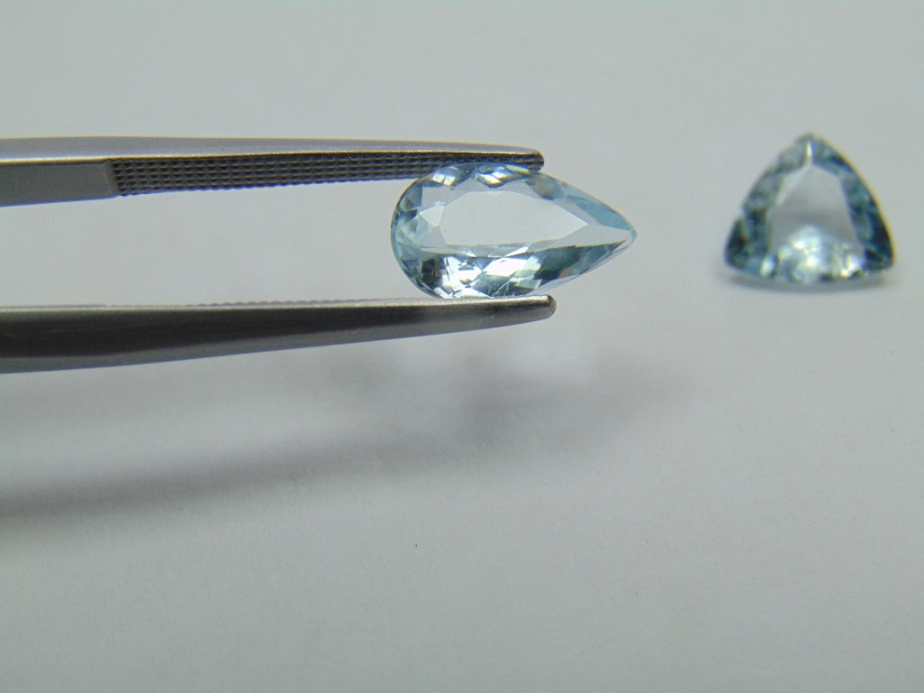 2.50ct Aquamarine 10x6mm 7mm