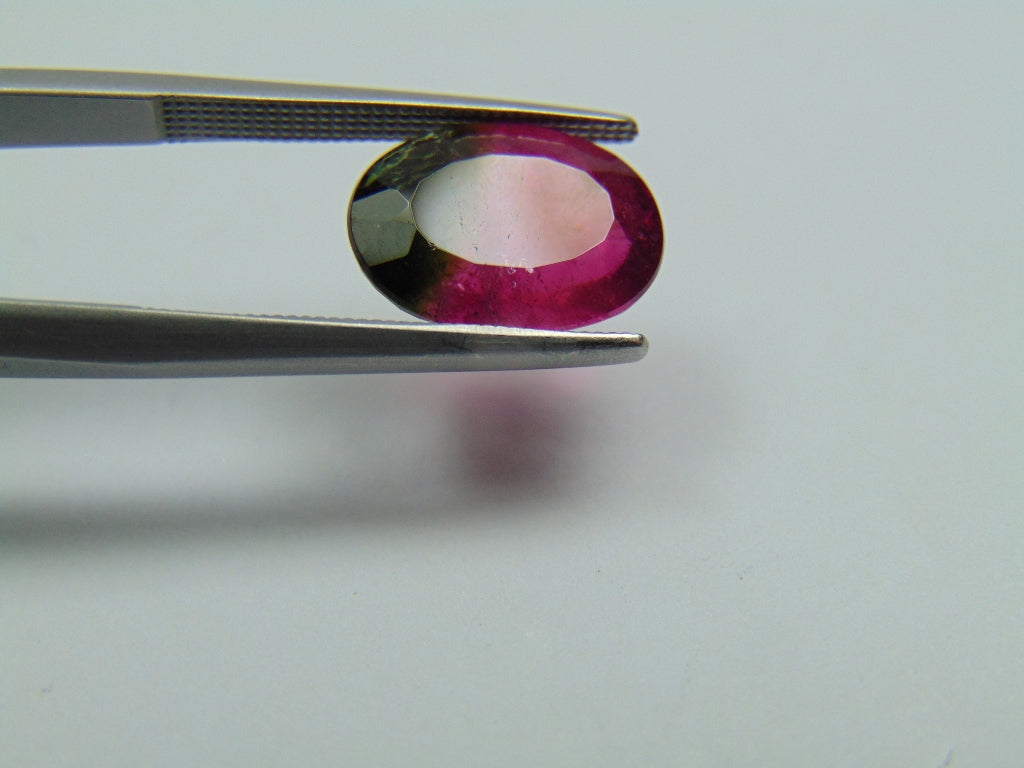 4.60ct Tourmaline Bicolor 12x9mm