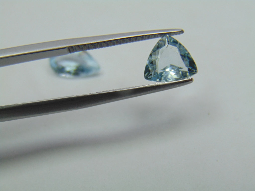 2.50ct Aquamarine 10x6mm 7mm