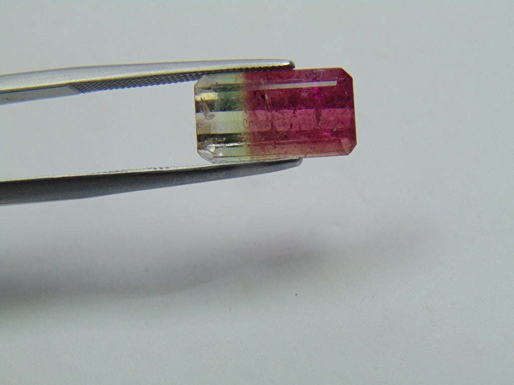 4.40ct Tourmaline Bicolor 12x7mm