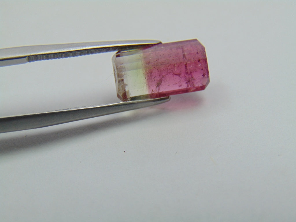 4.40ct Tourmaline Bicolor 12x7mm