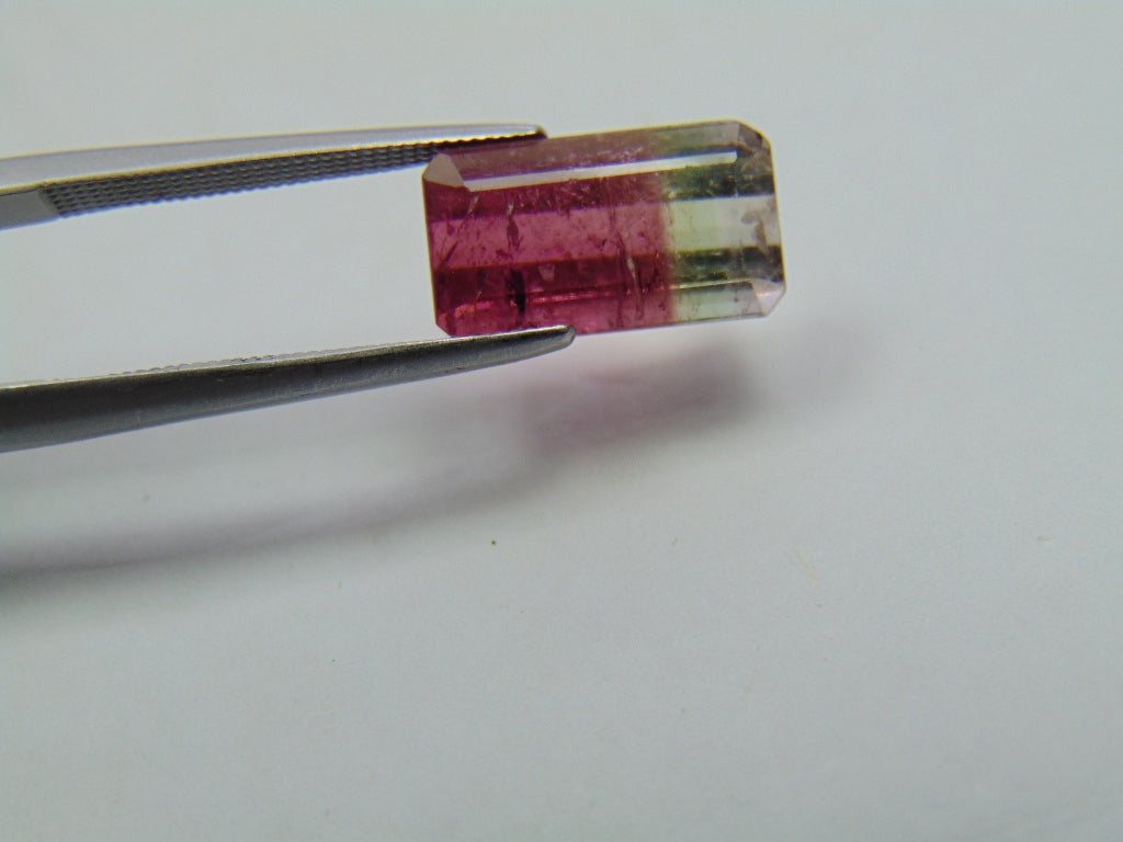 4.40ct Tourmaline Bicolor 12x7mm