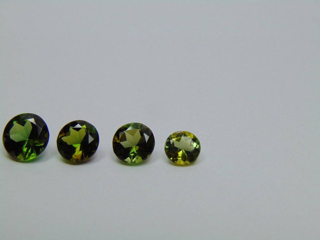 5.70ct Tourmaline Calibrated 8mm 7mm 6mm