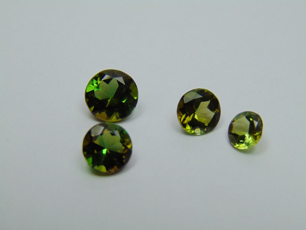 5.70ct Tourmaline Calibrated 8mm 7mm 6mm