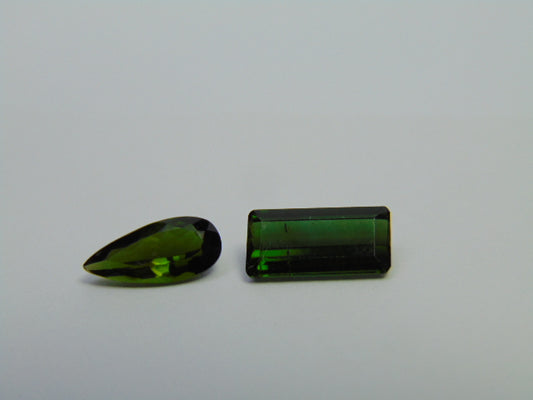 4.30ct Tourmaline 12x6mm 12x5.5mm