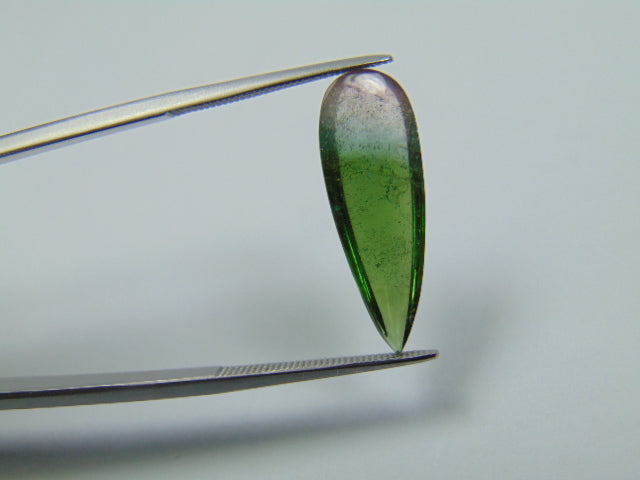 6.25ct Tourmaline Bicolor Cabochon 24x8mm