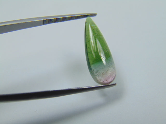 6.25ct Tourmaline Bicolor Cabochon 24x8mm