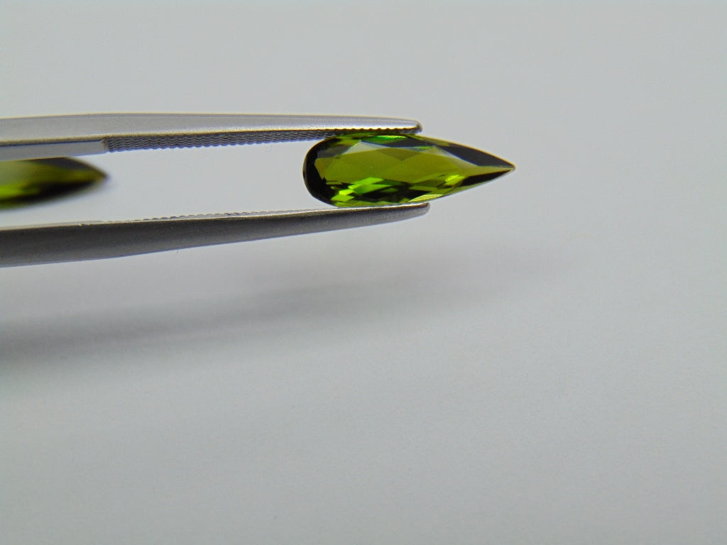 2.25ct Tourmaline 14x5mm 12x4mm