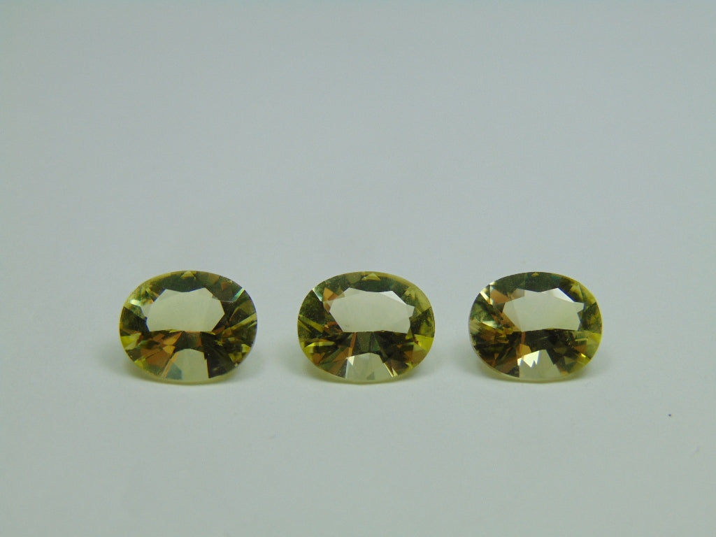 8.80ct Green Gold Calibrated 11x9mm