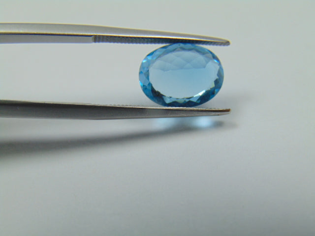 3.90ct Topaz Blue Swiss 11x9mm