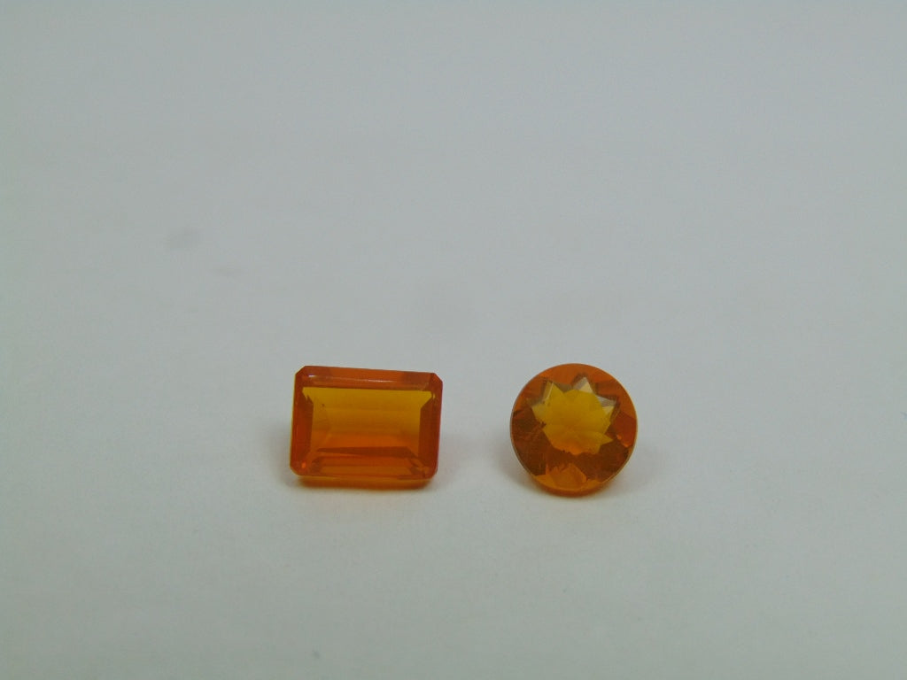 2.20ct Fire Opal 8x5mm 7mm