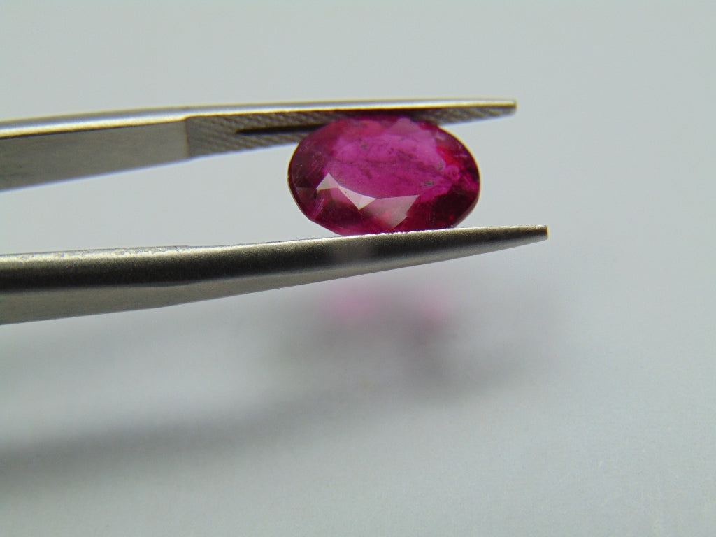 2.38ct Rubellite 10x8mm