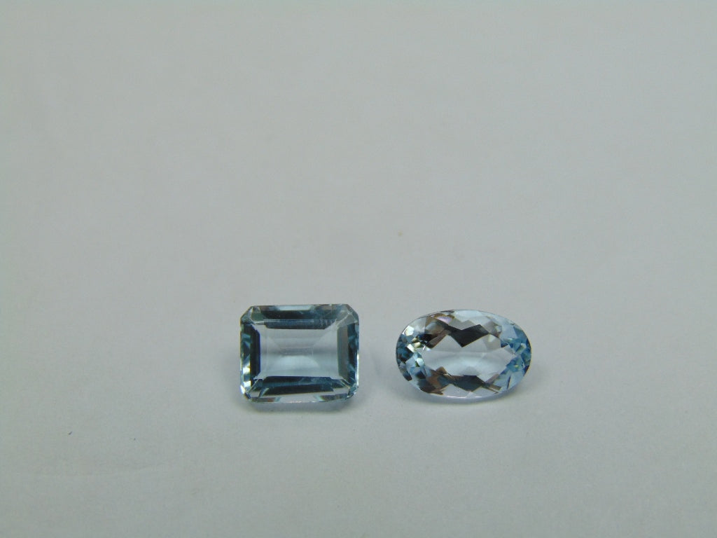 2.80ct Aquamarine 9x6mm 8x6mm