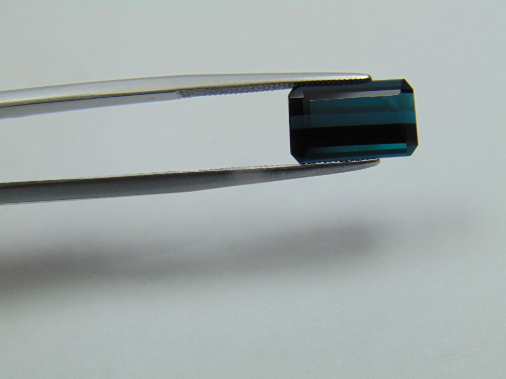 5ct Tourmaline Blue 12x7mm