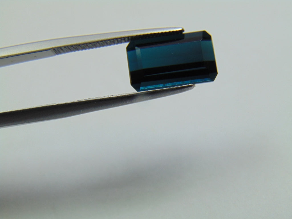 5ct Tourmaline Blue 12x7mm