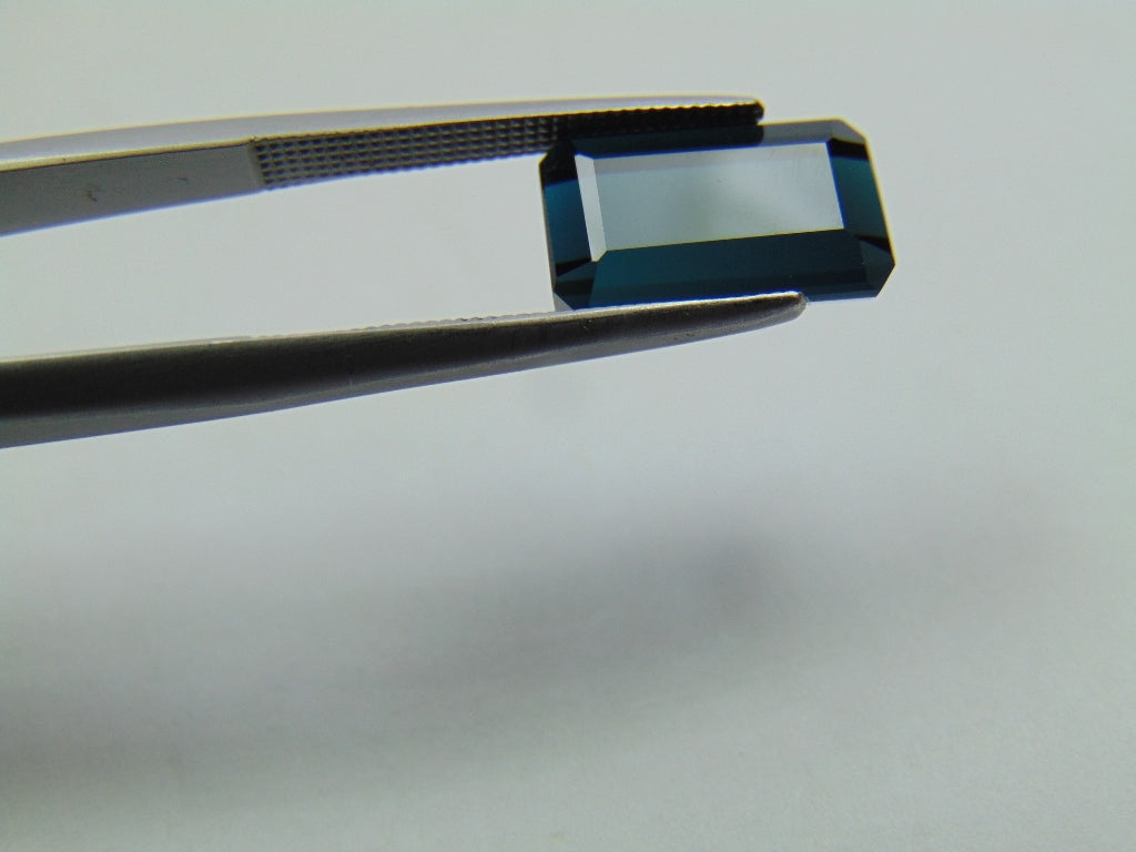 5ct Tourmaline Blue 12x7mm