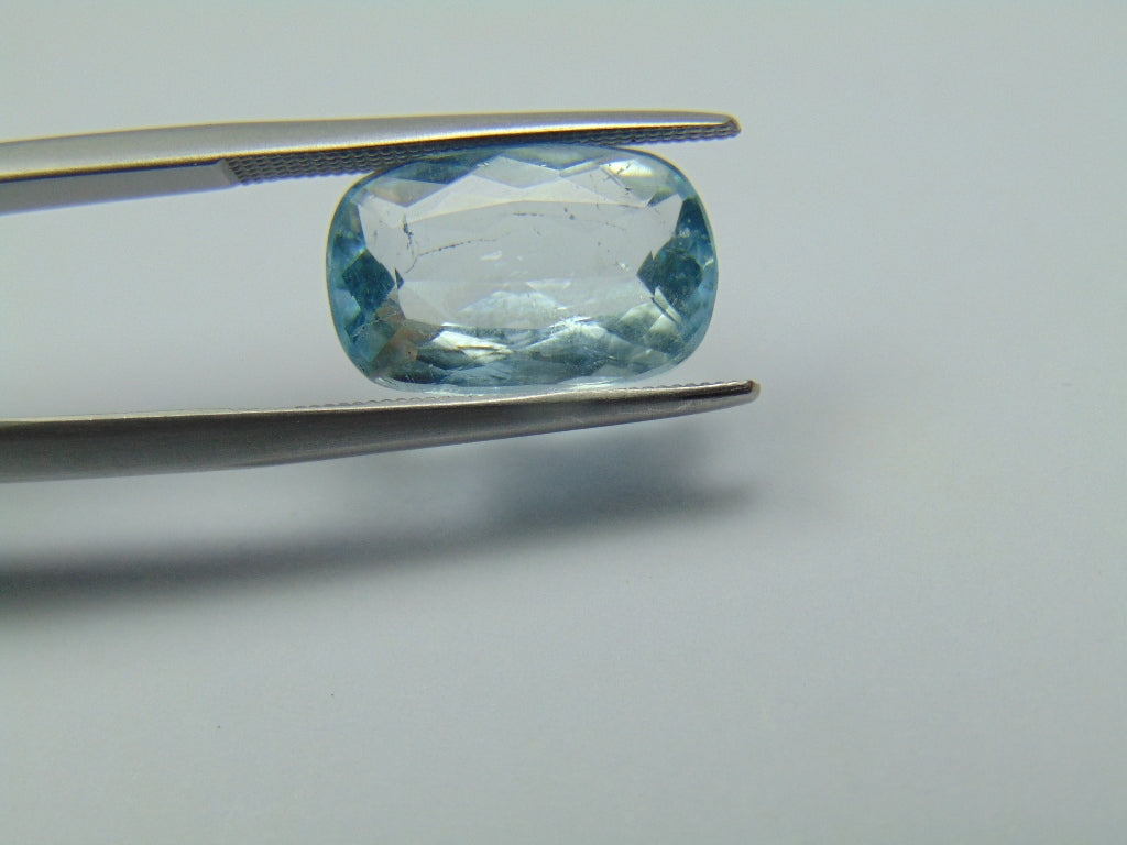 4.09ct Aquamarine 14x8mm