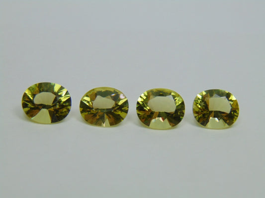 15.40ct Green Gold Calibrated 12x10mm