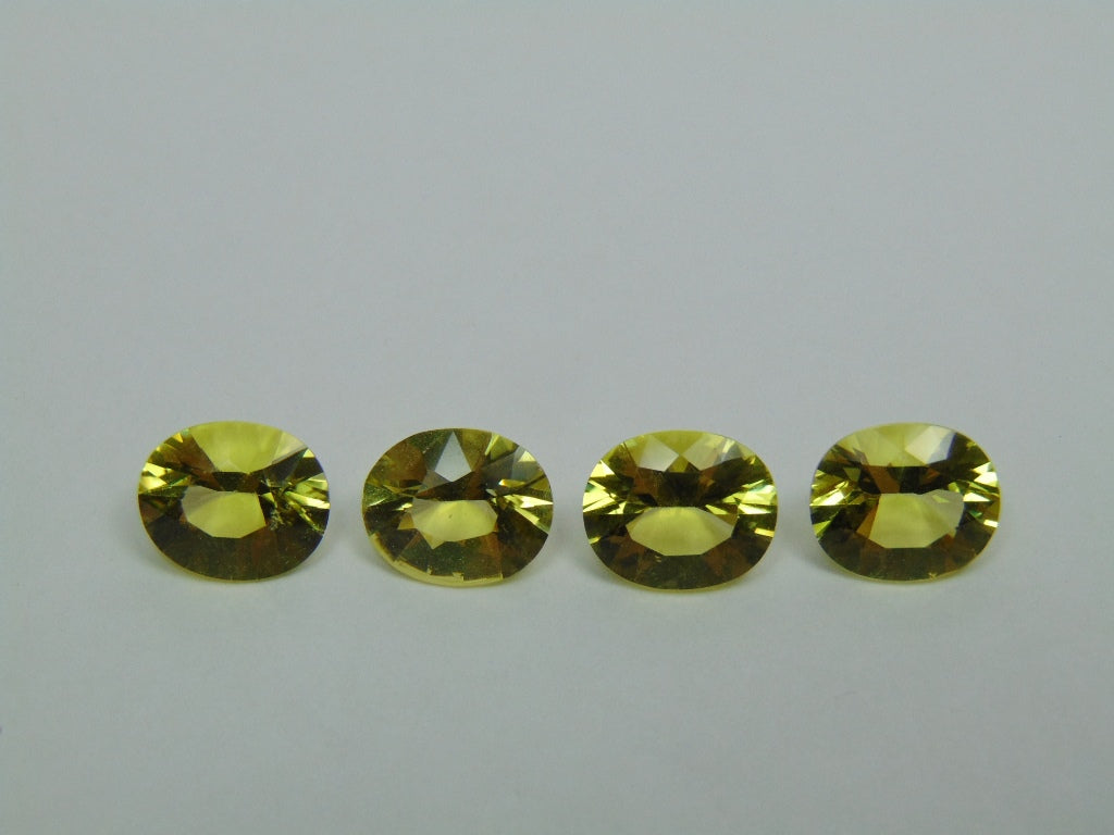 15.40ct Green Gold Calibrated 12x10mm